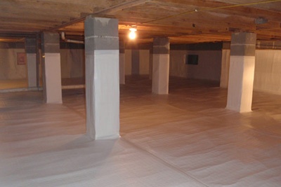 Crawl space insulation