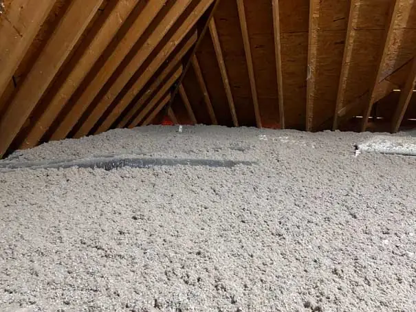 Attic Upgrade with Stabilized Cellulose blow into Attic for an existing home in Lynchburg, VA